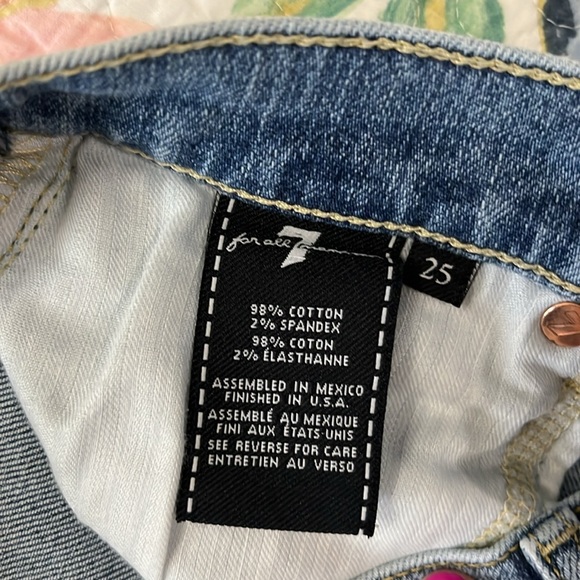 7 for all mankind wide leg jeans - Picture 5 of 5